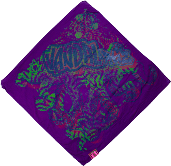Grape Tntcls Art Print Bandana - Motif (600x600), Png Download