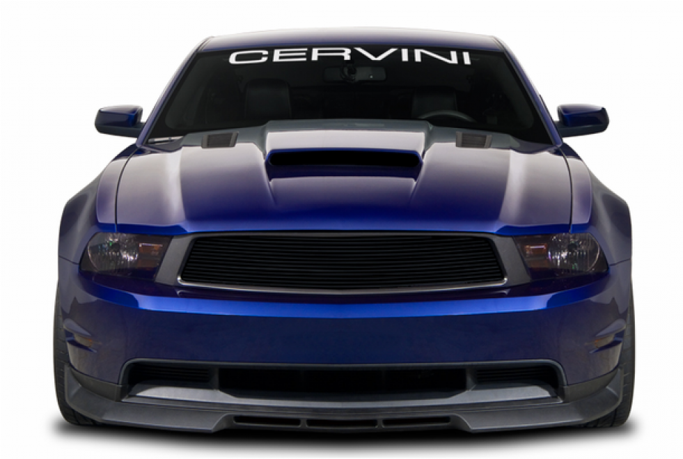 Cervinis Hood Stalker Ii Mustang 2010-2012 Gt V6 - Ford Mustang (980x980), Png Download