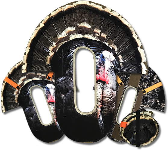 Merrio Turkey Stalker Decoy - Headphones (563x609), Png Download