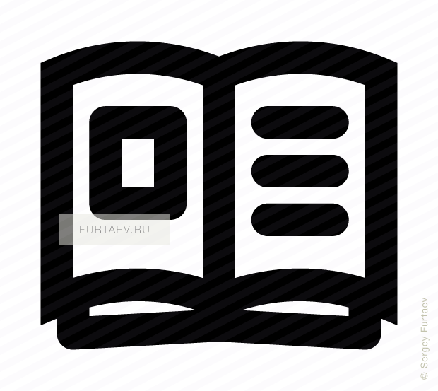 Vector Icon Of Opened Book - Book (620x553), Png Download