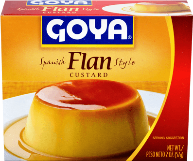Flan Goya (650x499), Png Download