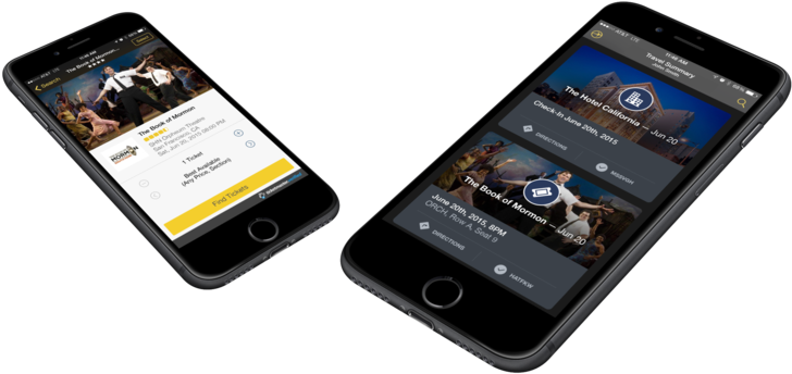 Ticketmaster Expedia Mock Hero - Iphone (1000x382), Png Download