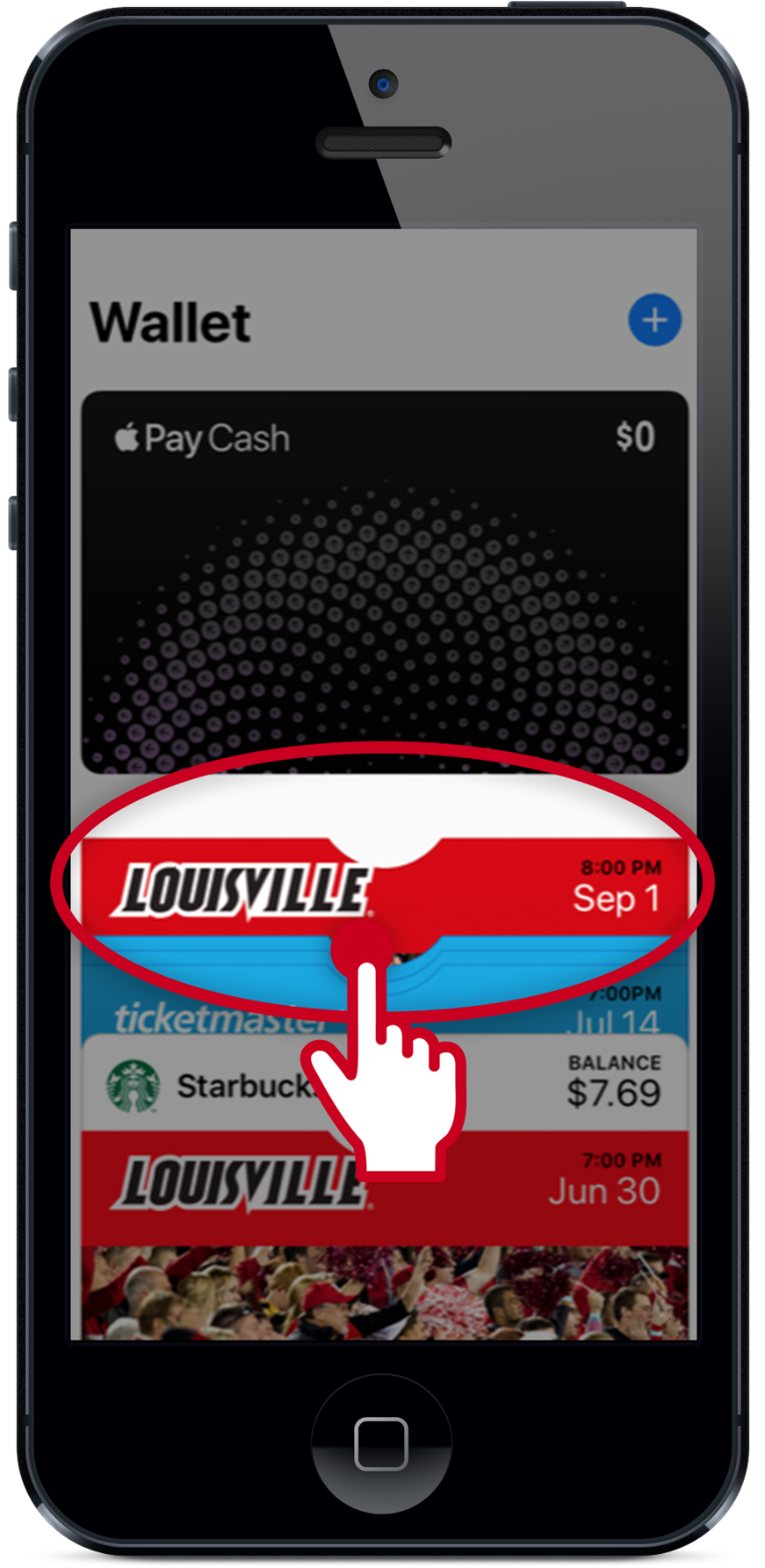 On Game Day, You Can Access The Tickets In Your Wallet, - Social Wifi Splash Page (1102x2000), Png Download