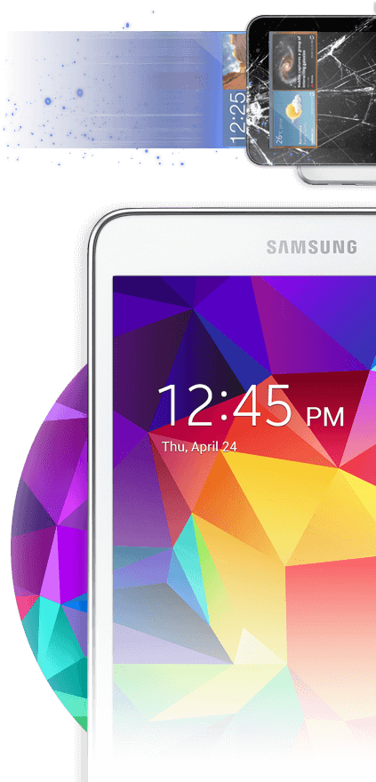Samsung Galaxy Tab - Sm T230nu (460x897), Png Download