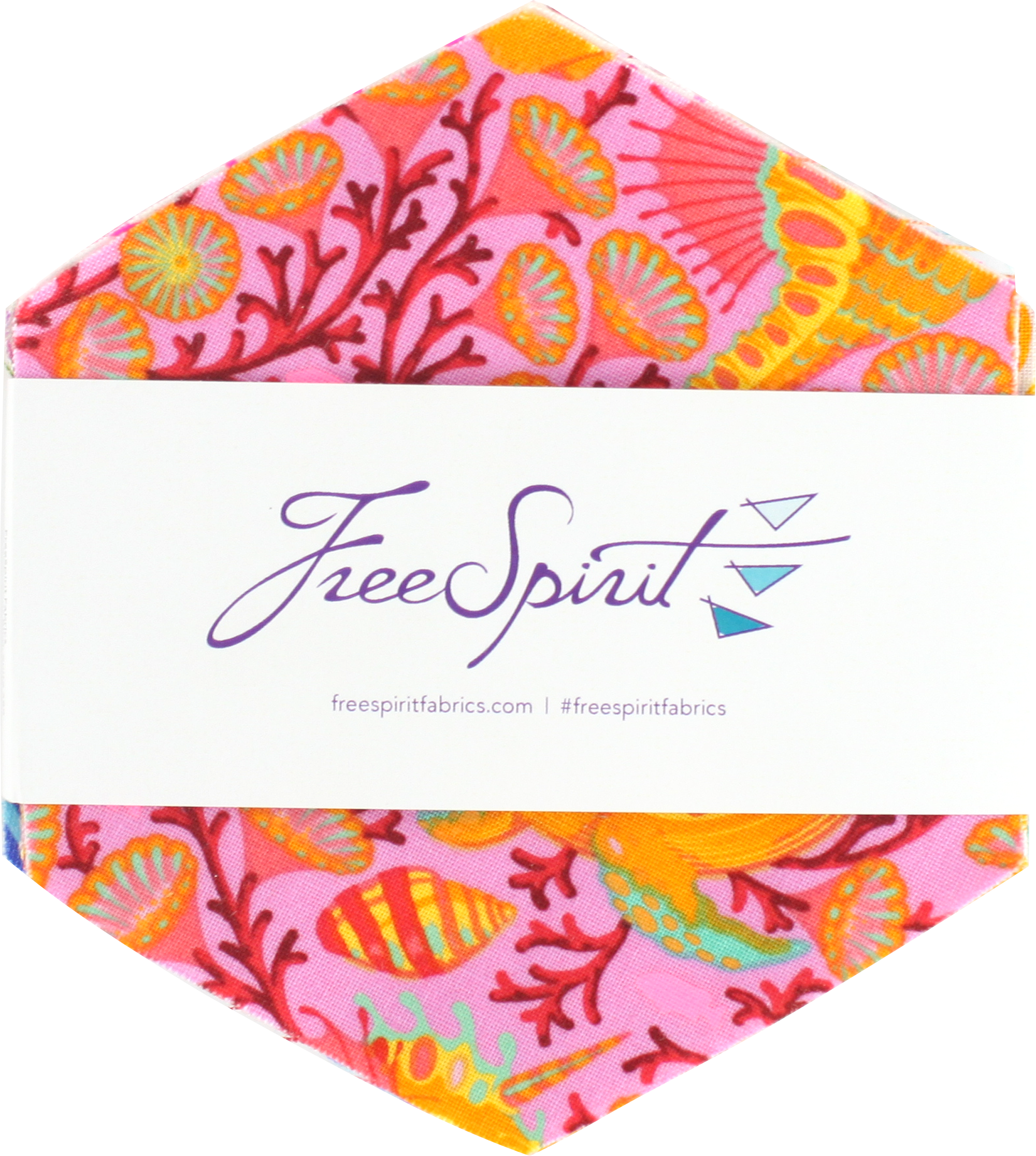 Zuma Hex Pre Cut Hexagons - Free Spirit (2000x2230), Png Download