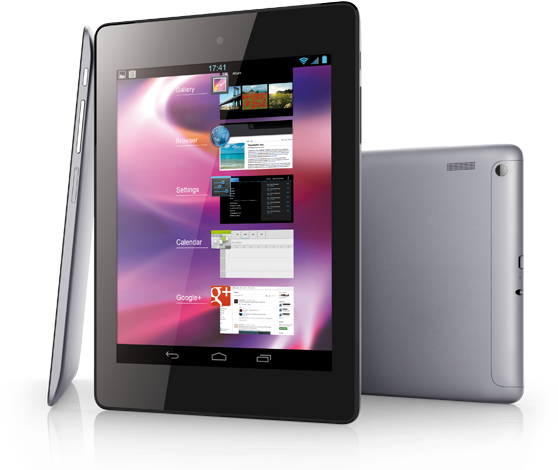 Alcatel One Touch Evo 8hd Tablet Detailed With 8-inch - Tablet Png Hd (705x480), Png Download