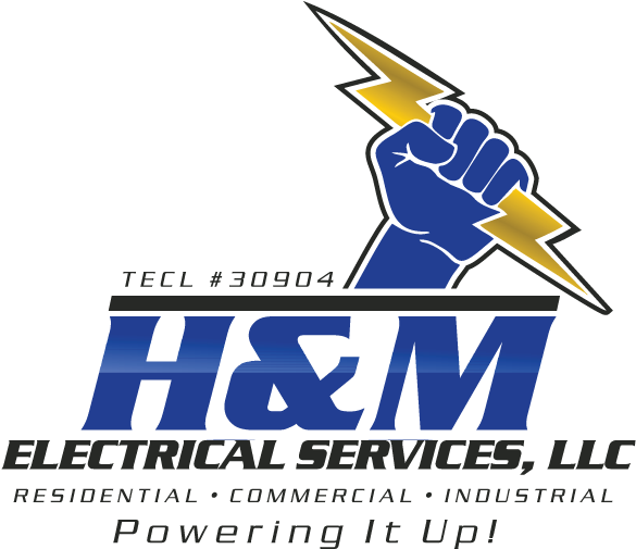 H M Electrical Logo Fc 612×525 - Electrical Connection Org (612x525), Png Download