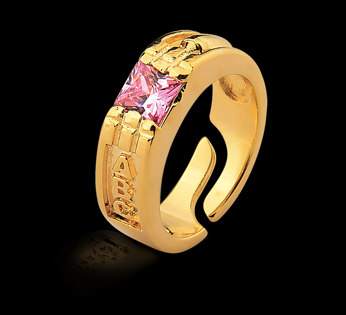 Anel Feminino Com Pedra Infantil De Formatura - Pre-engagement Ring (709x644), Png Download