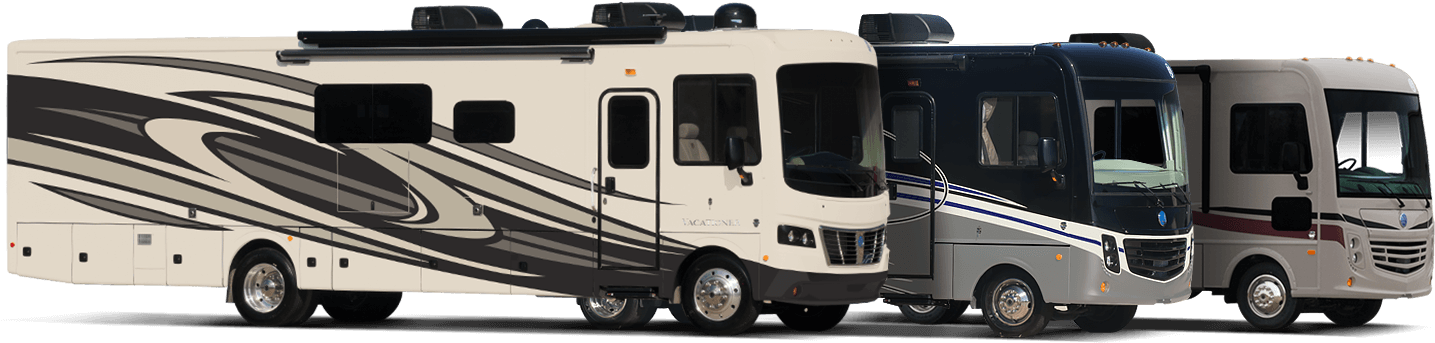 Class A Gas Motorhomes - Gmc Motorhome (1707x527), Png Download