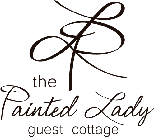 The Painted Lady Guest Cottage The Painted Lady Guest - Calligraphy (581x560), Png Download