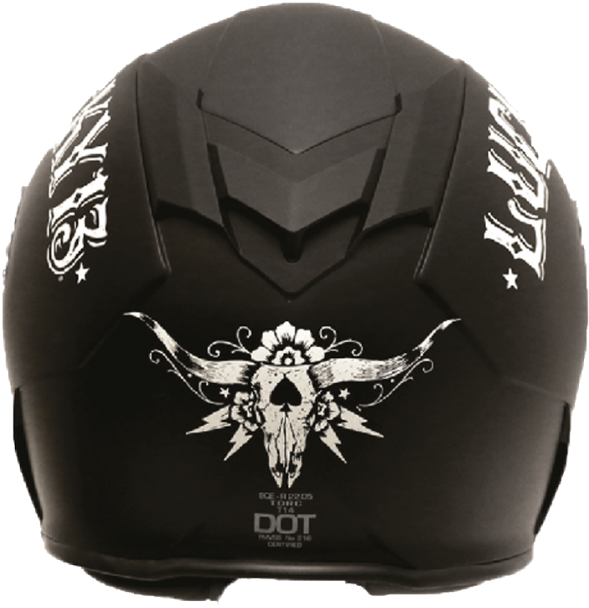 Bullhead - Motorcycle Helmet (688x724), Png Download
