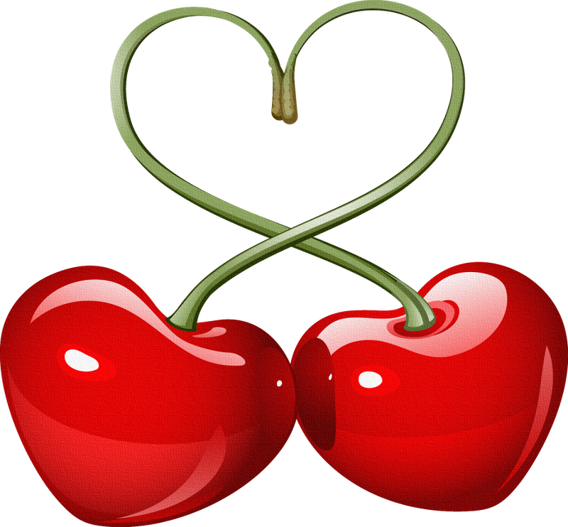 Um Kitizinho Básico De Imagens Para Casamento Em Png - Cherry Fruit Clip Art (800x742), Png Download