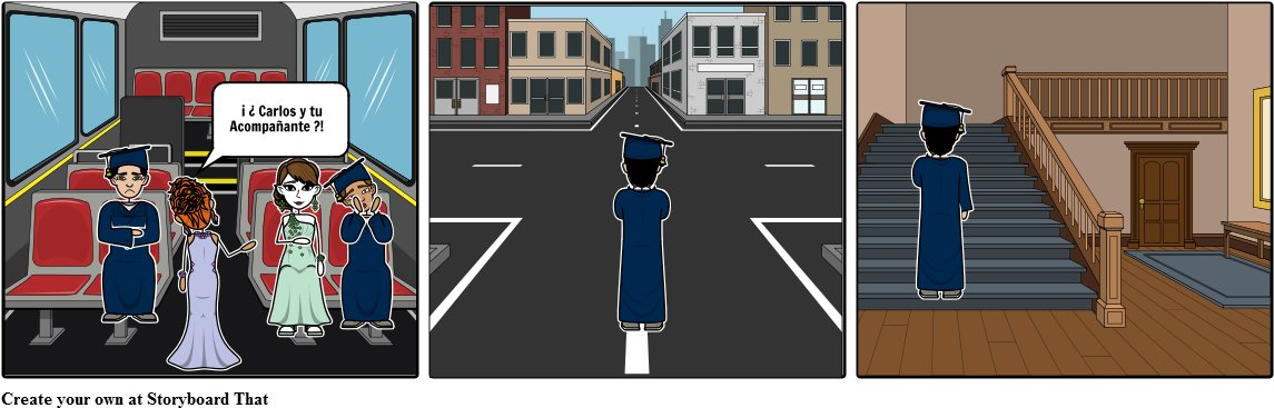 Story Board Graduacion - Calles Png (1164x385), Png Download