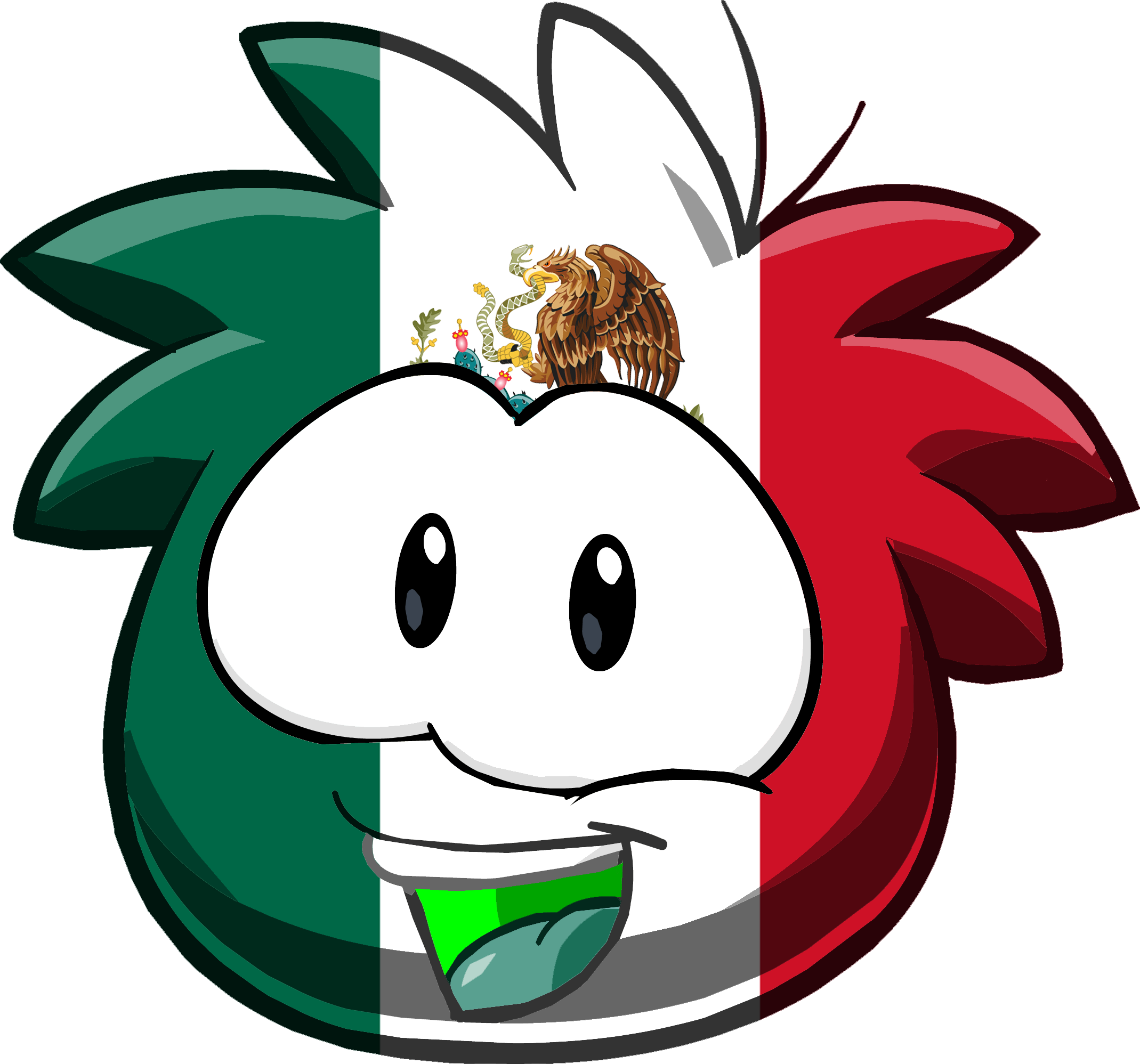 En Dólares Alcanzo En 2009 Se Logró Una Facturación - Club Penguin White Puffle (2139x1997), Png Download