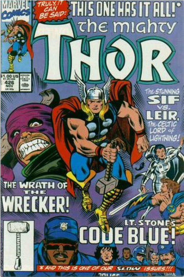 Купете Comics 1990-11 The Mighty Thor - Thor (950x950), Png Download