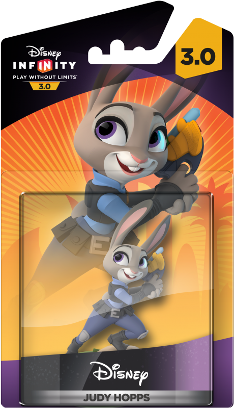 Figurka Disney Infinity - Judy Hopps Disney Infinity Figure (864x864), Png Download