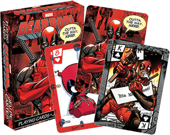 Deadpool Comics Playing Cards - Deadpool Playing Cards (555x555), Png Download