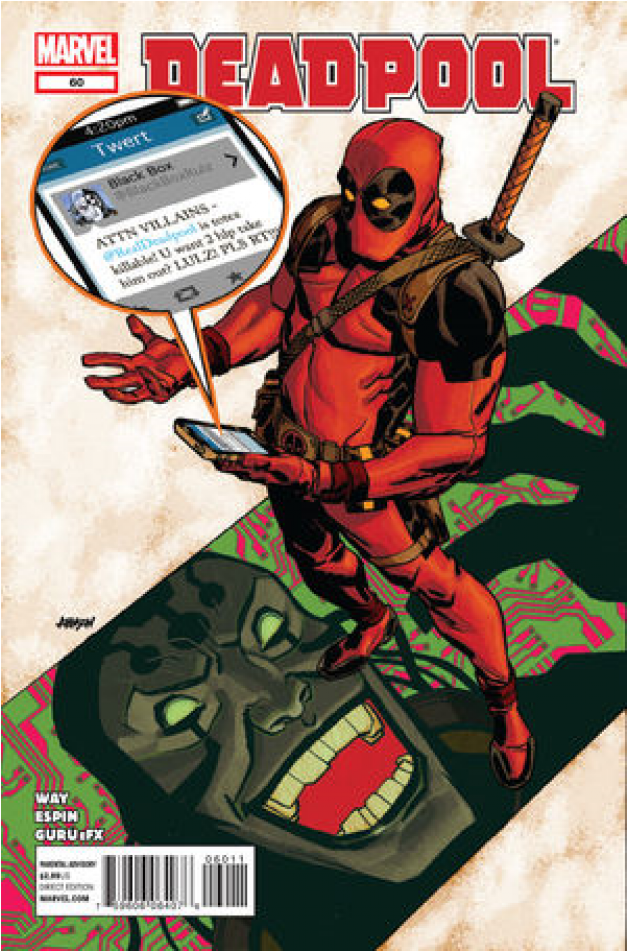 Купете Comics 2012-11 Deadpool - Дедпул 2008 (950x950), Png Download