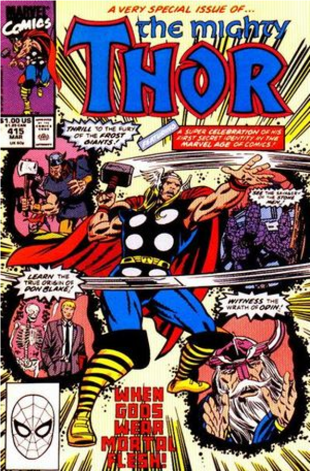 Купете Comics 1990-03 The Mighty Thor - Thor #416 (950x950), Png Download
