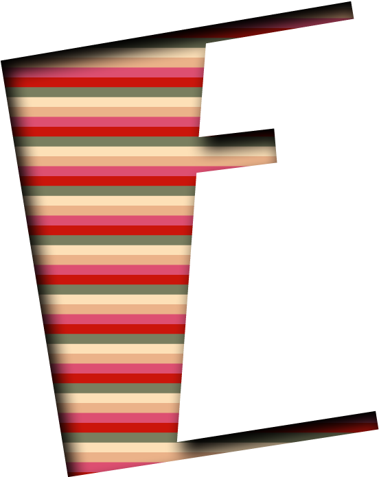 Alphabet Style, Letter E, Egg Salad, Jello, - Colorfulness (900x900), Png Download