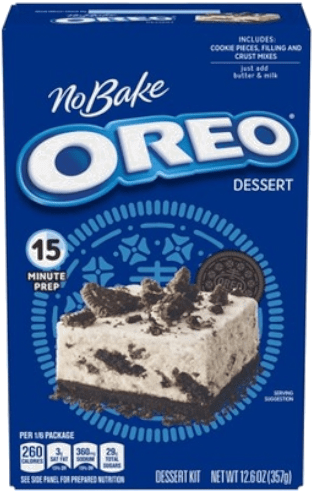 Jello No Bake Oreo Dessert Mix - Oreo Jell O No Bake (600x600), Png Download