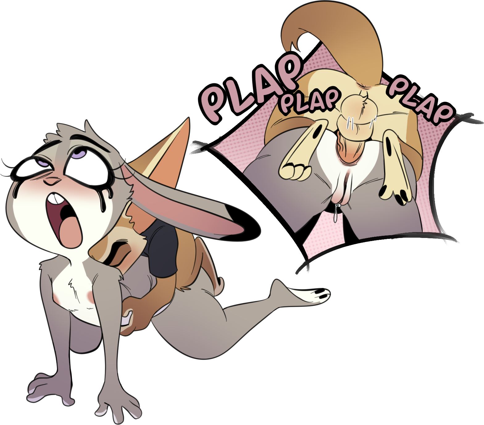 Judy Hopps Gets Bopped - Cartoon (1568x1377), Png Download