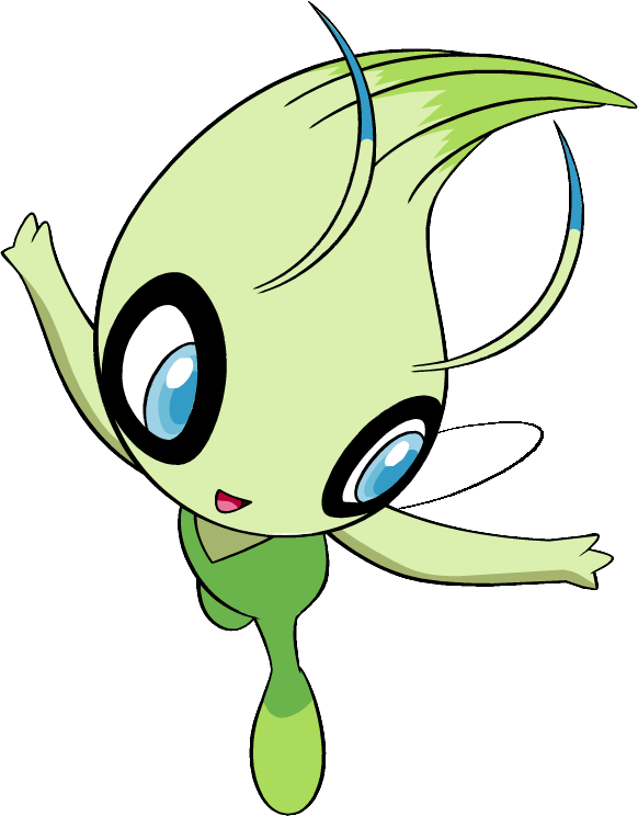 อันดับที่ 5 โดไดโตส - Pokemon Celebi Png (582x744), Png Download