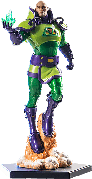 Lex Luthor Dc Comics Iron Studios Art Scale 1 10 (600x600), Png Download