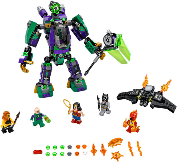 Lex Luthor™ Mech Takedown - Lego Dc Super Heroes 2018 Sets (800x600), Png Download