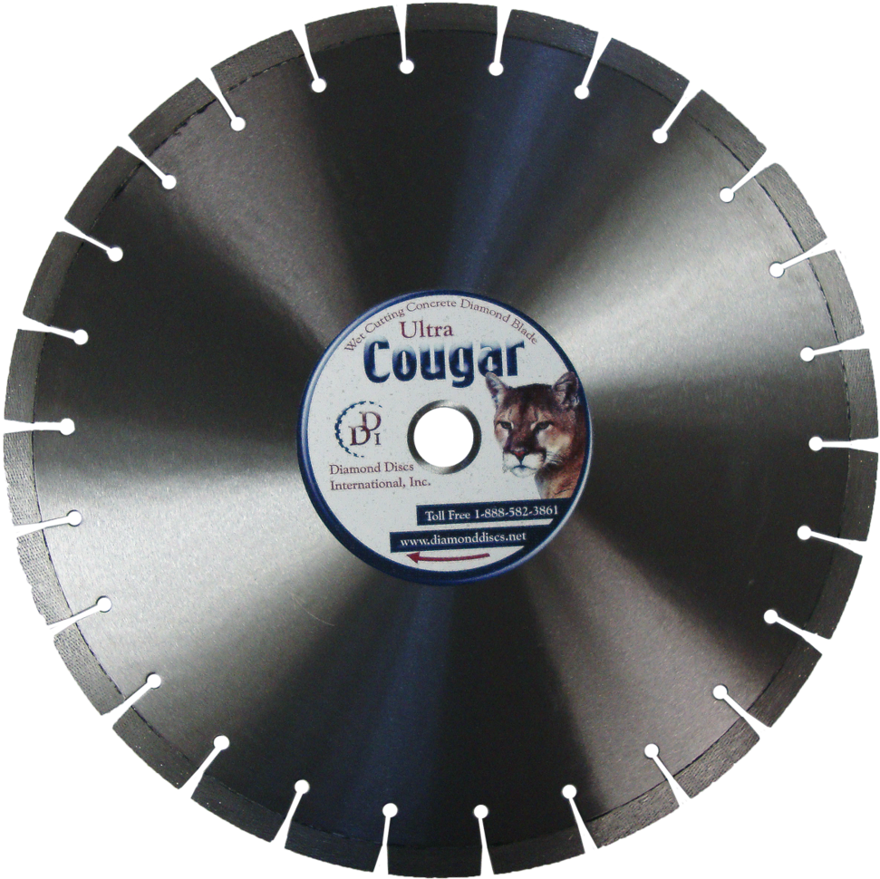 Cougar Elite Pro Concrete Walk Behind - Diamond Blade (1000x990), Png Download
