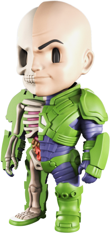 Xxray X Dc Comics - Figurine (800x800), Png Download