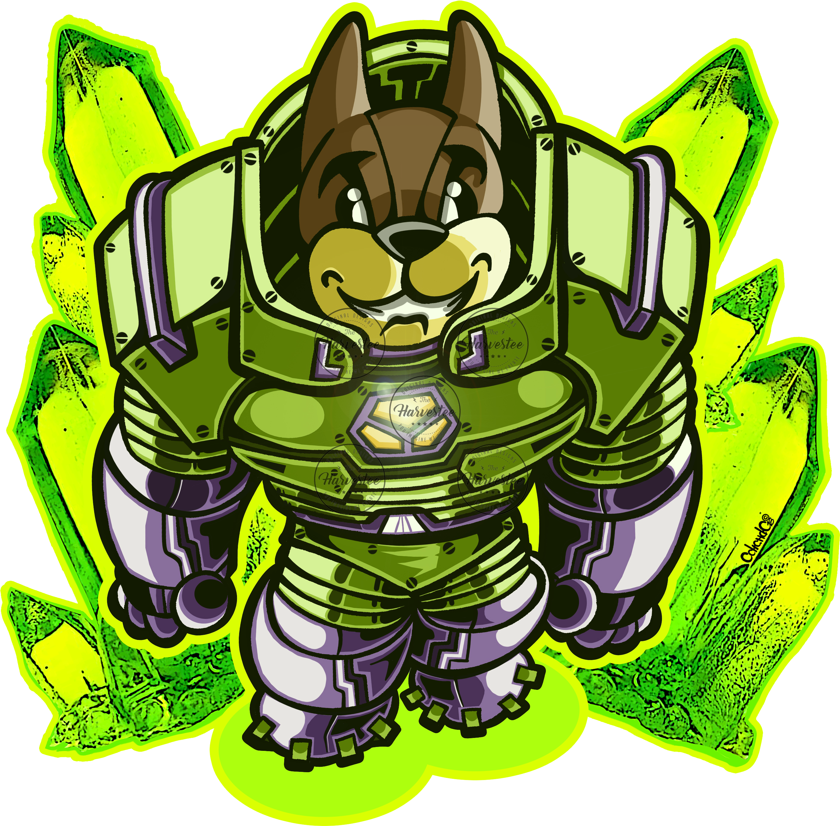 Oso Parodia Lex Luthor Dc Comics, Superman, Liga De - Cartoon (2872x2872), Png Download