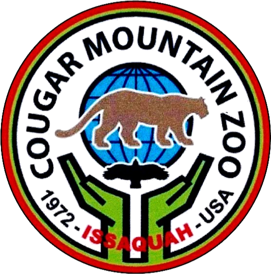 New Zoo Logo Transparent - Cougar Mountain Zoo Logo (556x561), Png Download