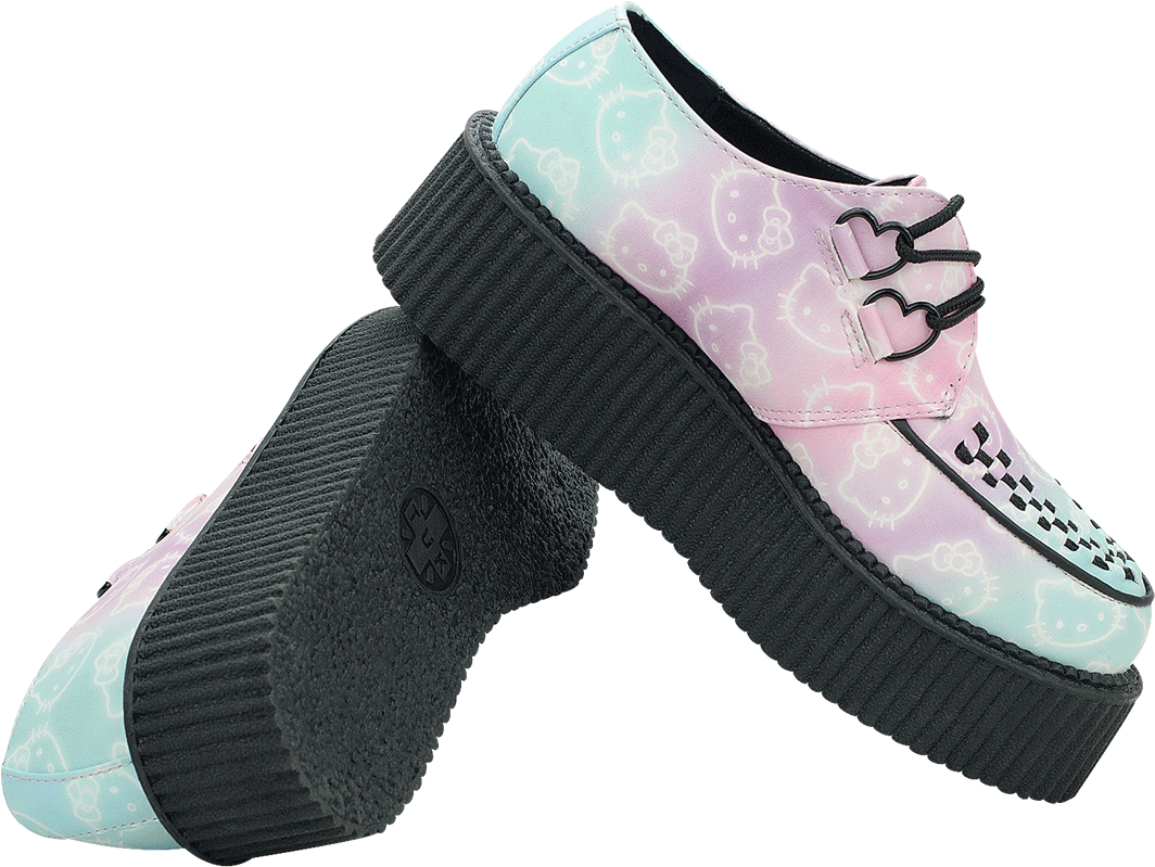 Hello Kitty Ombre Creeper - Slip-on Shoe (1096x876), Png Download