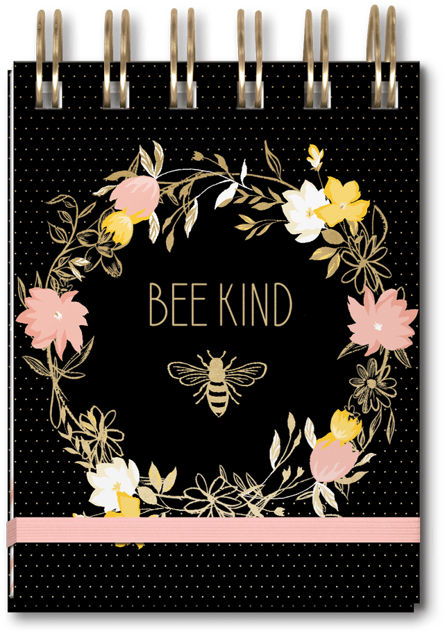 Bee Kind Spiral Note Pad - Greeting Card (1200x1200), Png Download