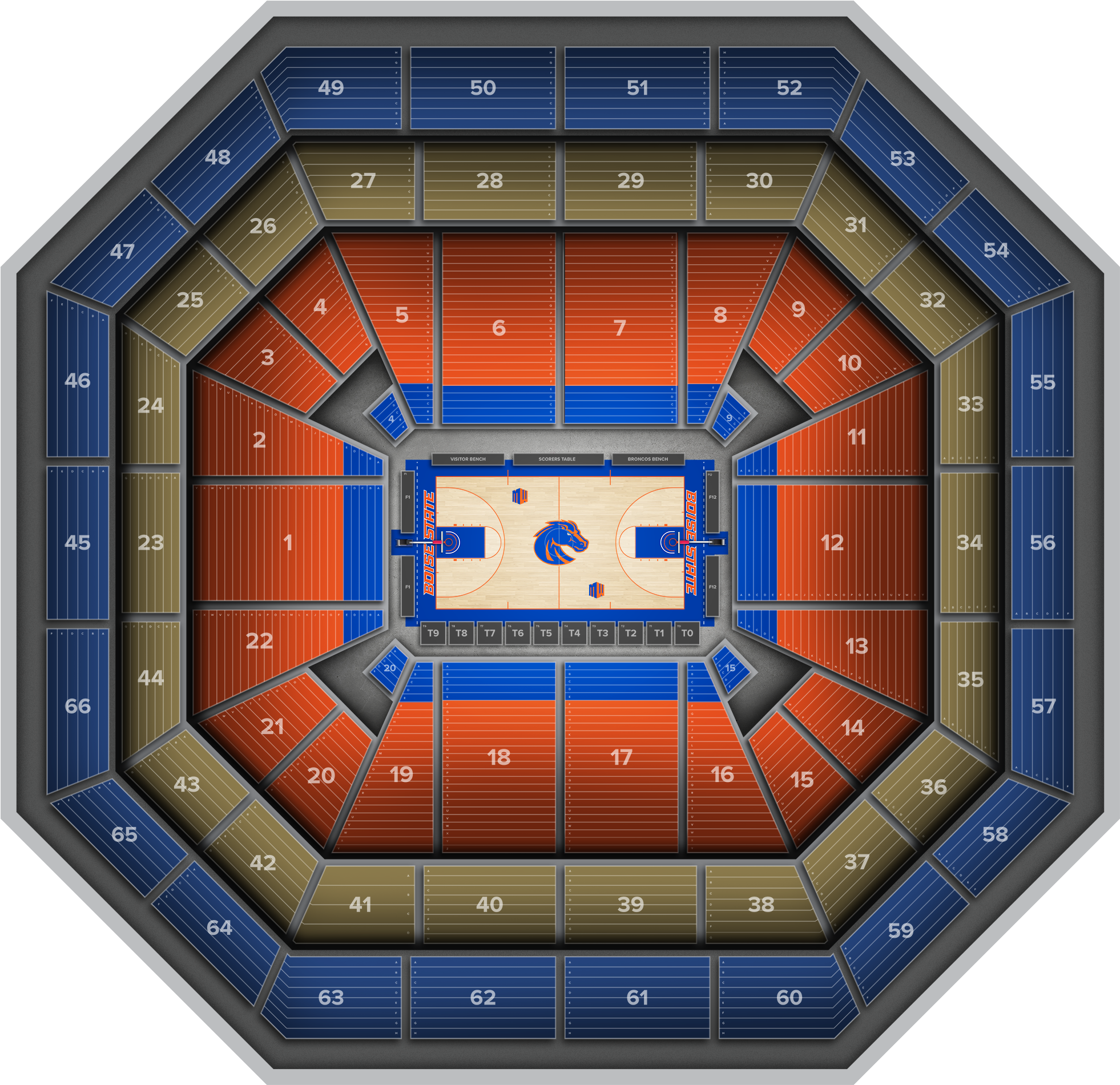 Taco Bell Arena - Illustration (2560x1936), Png Download