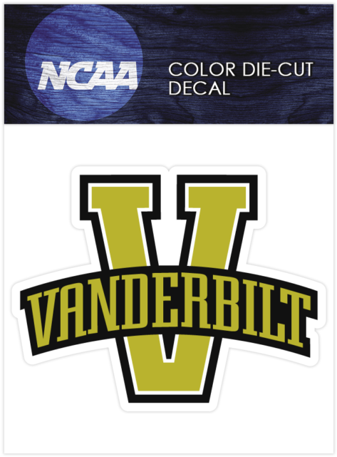 Vanderbilt Commodores Primary 2004-2007 Logo Ncaa Die - Vanderbilt Commodores (640x640), Png Download