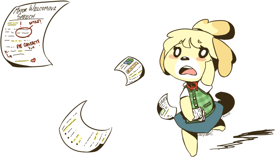 Animal Crossing Villager Leaving - Isabelle Animal Crossing Fruit (942x538), Png Download
