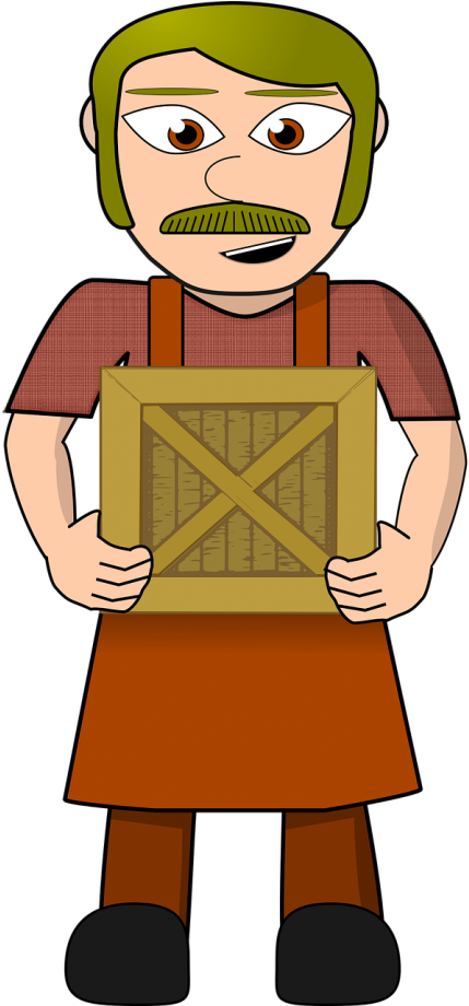 Comic Head,fantasy,store,video Game - Villager Clipart (500x919), Png Download