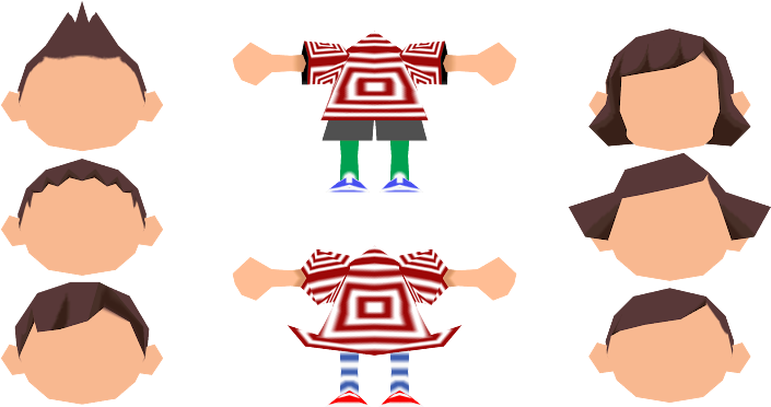 Download Zip Archive - Animal Crossing Villager Model (750x650), Png Download