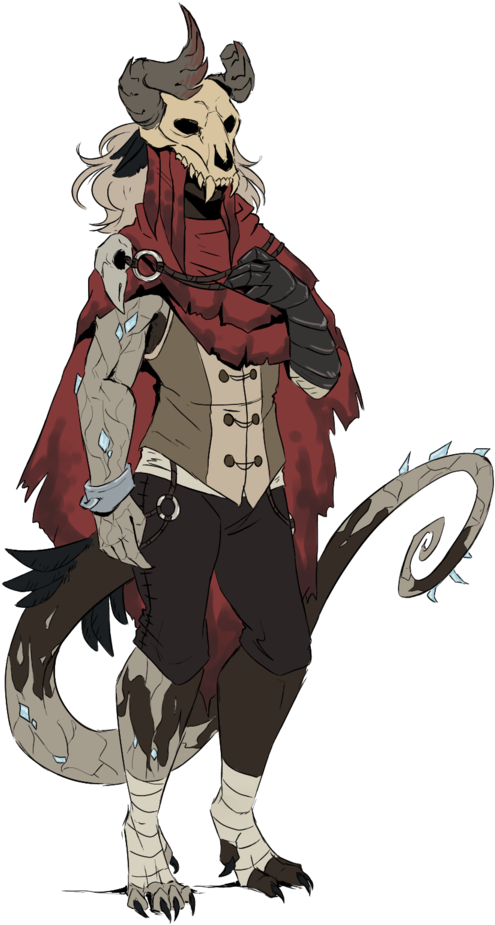 Dnd Half Orc Mage (553x960), Png Download