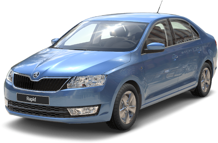 2018 Skoda Rapid Style Car - Skoda Rapid Black 2017 (837x492), Png Download