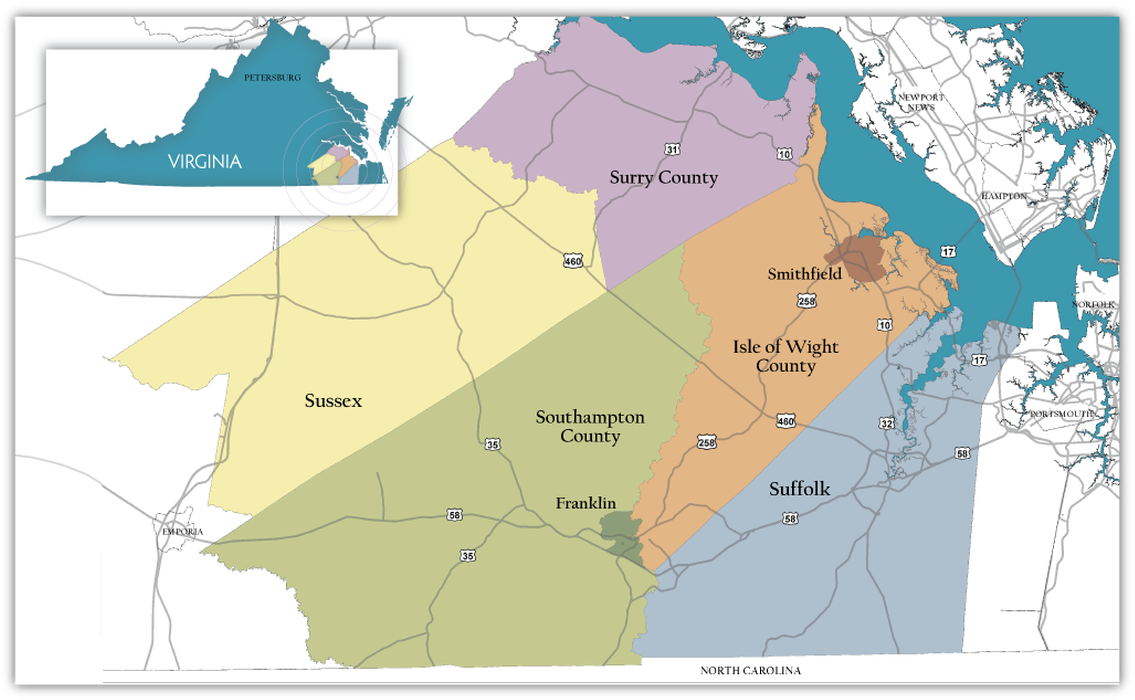 Explore The Salty Southern Route - Virginia (1200x759), Png Download