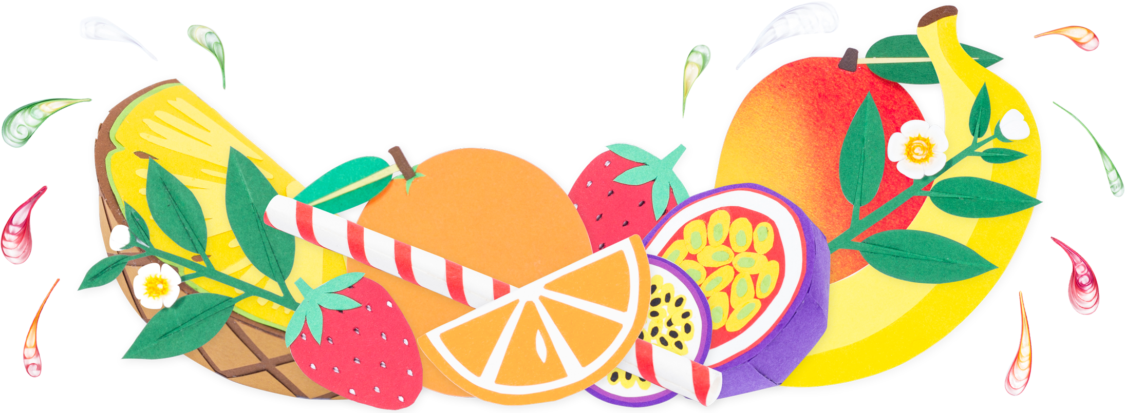 Liquid Clipart Fruit Shake - Fruit Shake Clipart Png (2200x812), Png Download
