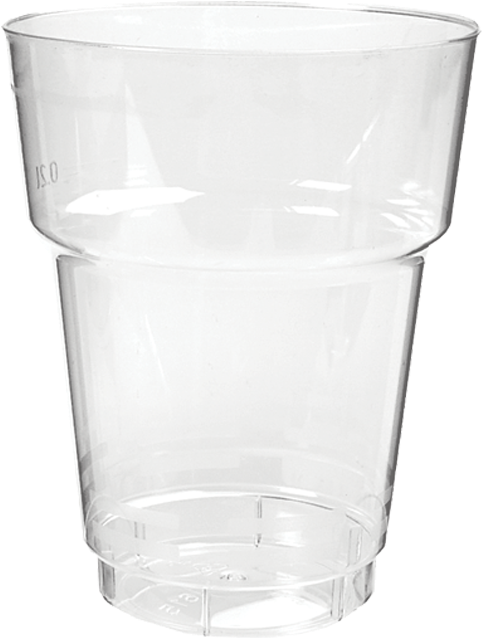 Glass, Beer/soft Drink Glass, With Collar, Ps, 250ml, - Old Fashioned Glass (640x640), Png Download