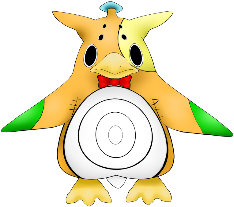 Space Dandy Penguin Stuffy - Cartoon (800x800), Png Download