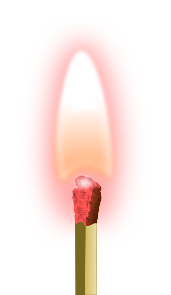 Burn Clipart Png Photos - Flame (366x599), Png Download