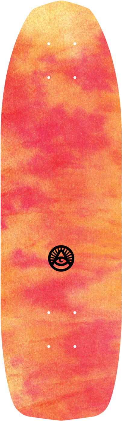 Aluminati Orange/ Red Tie Dye - Red (900x1503), Png Download