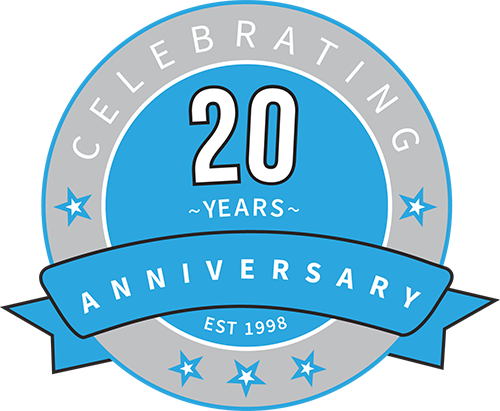 Celebrating 20 Years - Credit Card (500x411), Png Download