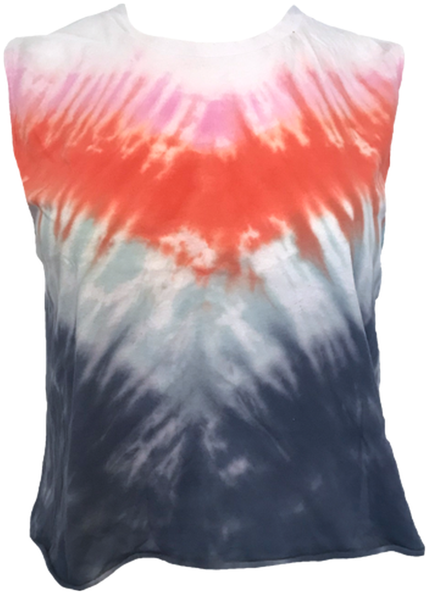 Es W Tie Dye Una Crop Tie Dye - Barry's Bootcamp (960x1200), Png Download